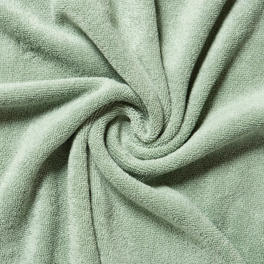 Bio Frottier Baby-Kapuzenbadetuch in Mint Grün von biobaby Größe 80x80 cm