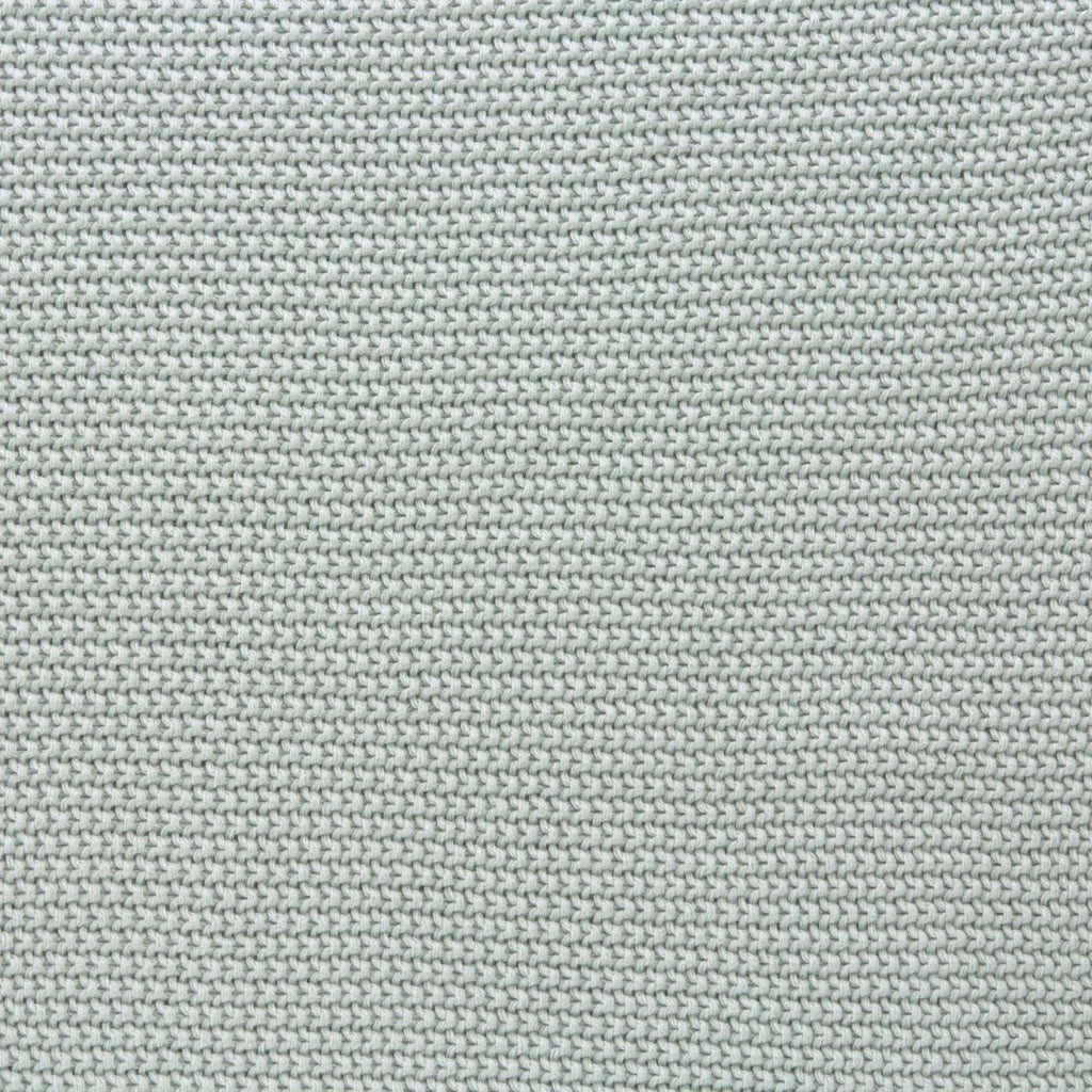 Bio Strick Baby-Einschlagdecke in Mint Blau von Lässig Größe 78x78 cm