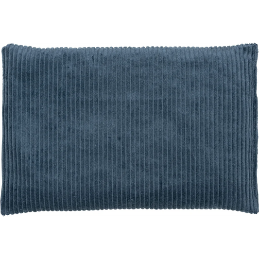 Cord Kirschkernkissen in Dunkelblau Blau von herbalind Größe 30x20 cm