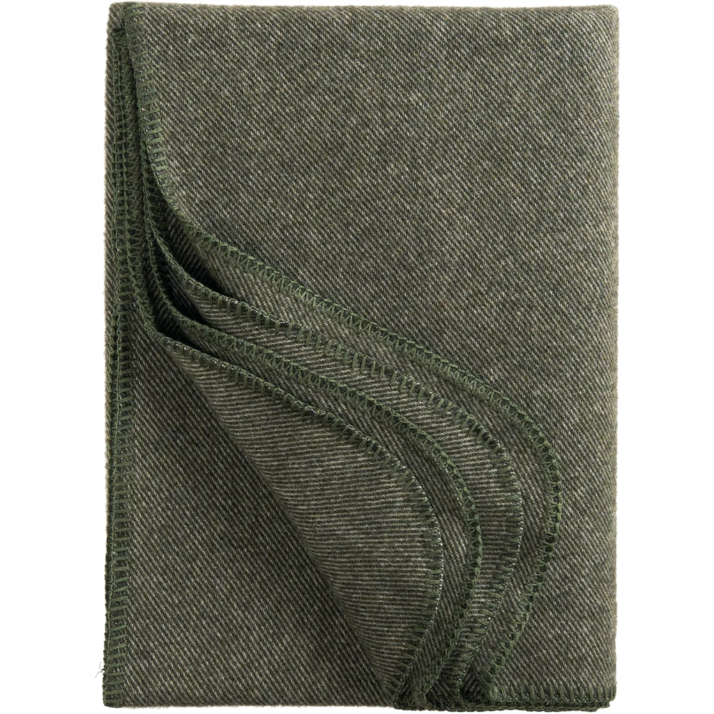 Decke CHICAGO in Olive Grün Muster Meliert von Eagle Products Größe 130x190 cm