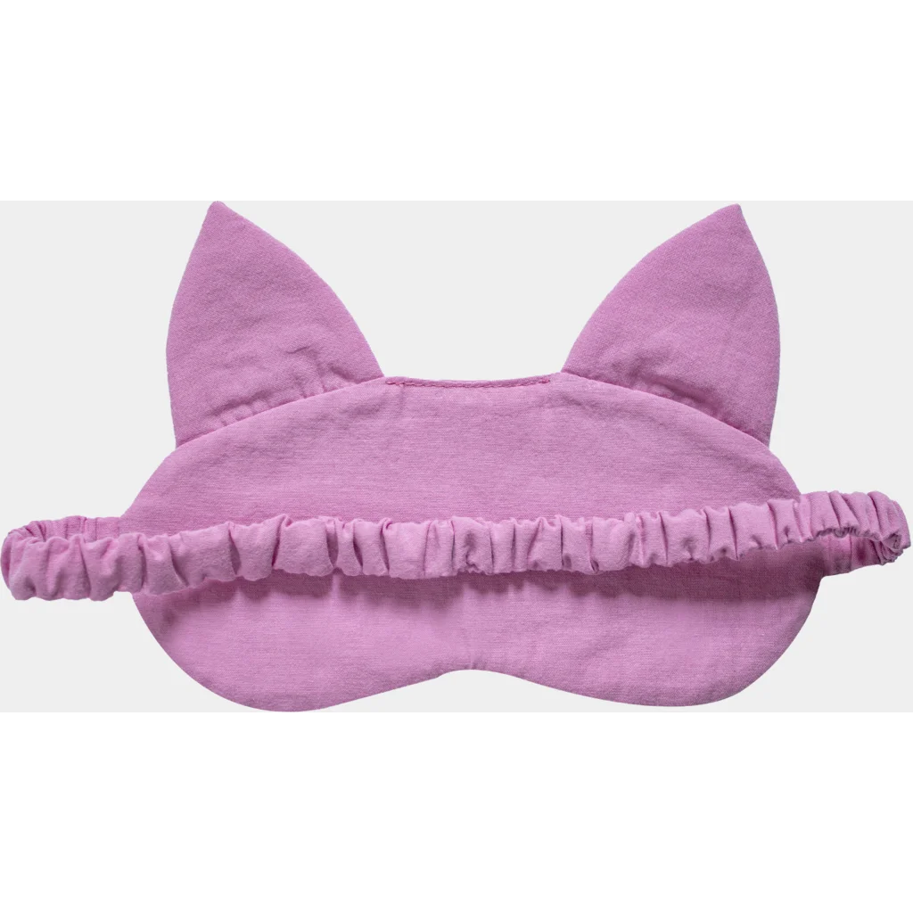 Kinder Schlafmaske mit Katzenohren in Pink von KATHA covers Größe one size