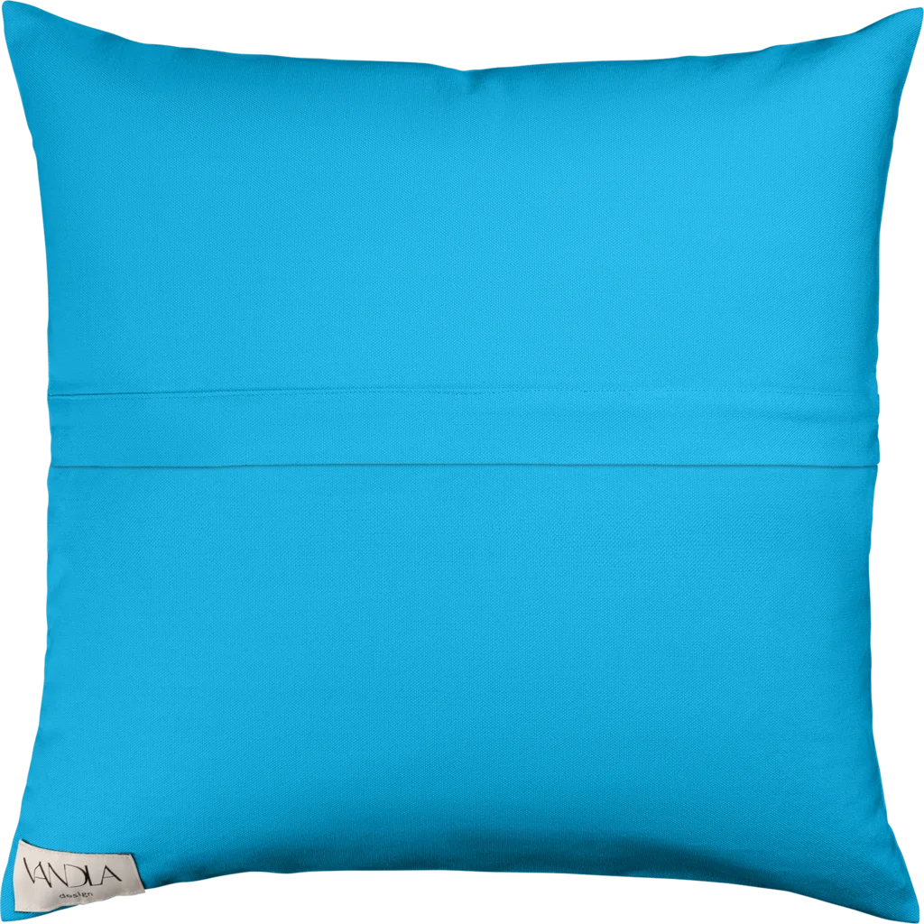 Modulare Kissenhülle Farbkombinationen mit Atlantik in Atlantik+Atlantik Blau+Blau von Vandla design Größe 40x40 cm