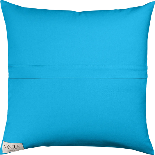 Modulare Kissenhülle Farbkombinationen mit Atlantik in Atlantik+Atlantik Blau+Blau von Vandla design Größe 40x40 cm