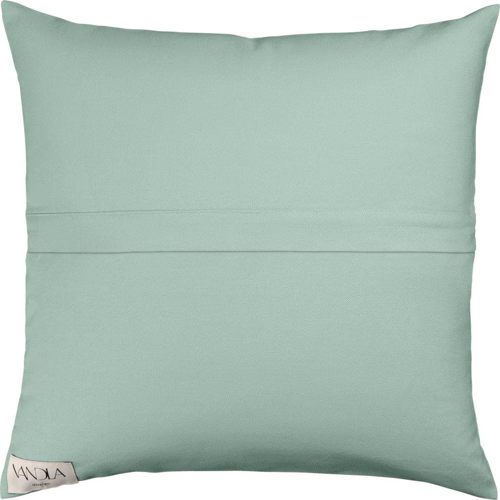 Modulare Kissenhülle Farbkombinationen mit Mint in Mint+Mint Grün+Grün von Vandla design Größe 50x50 cm