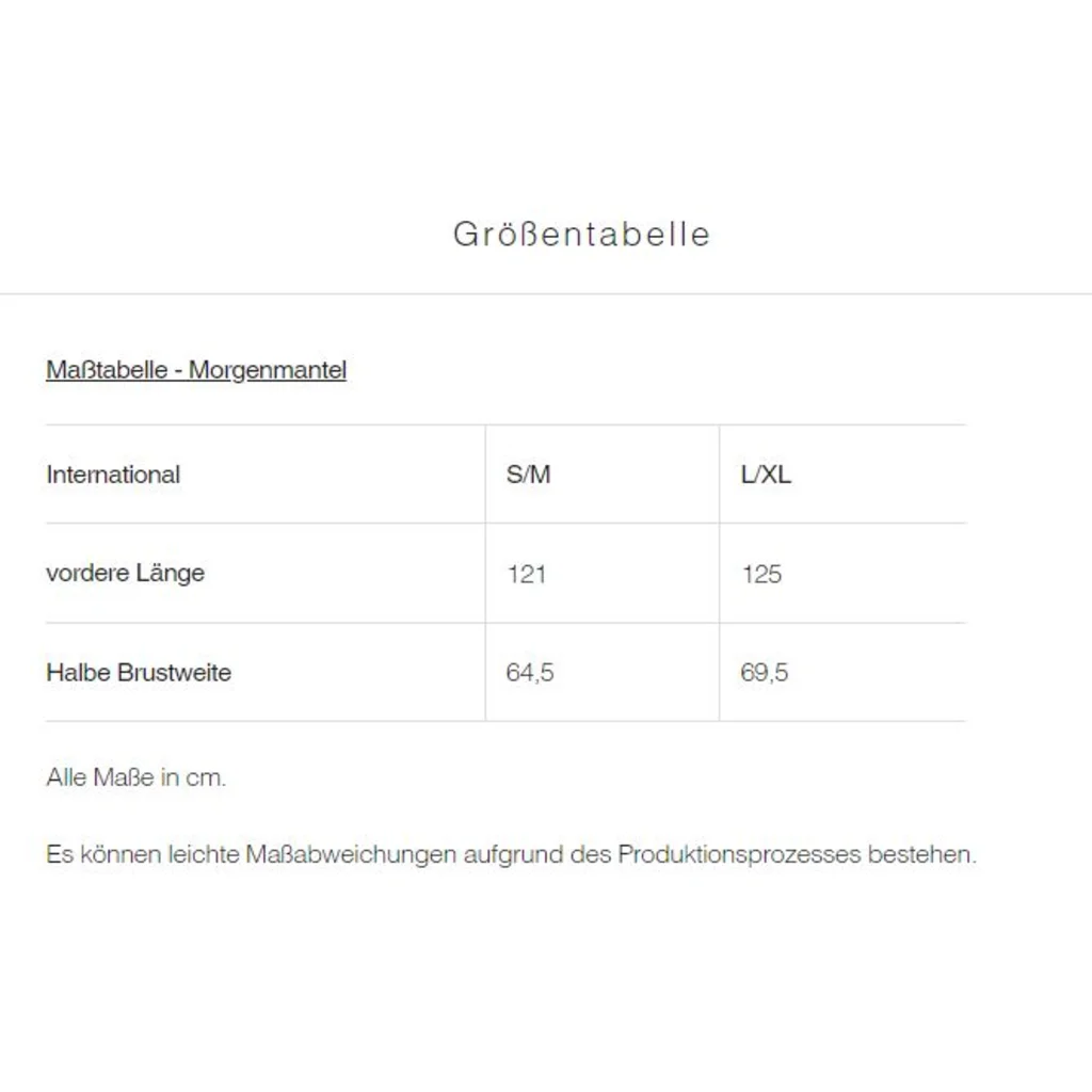 Morgenmantel in Grau von avonté Größe S+M