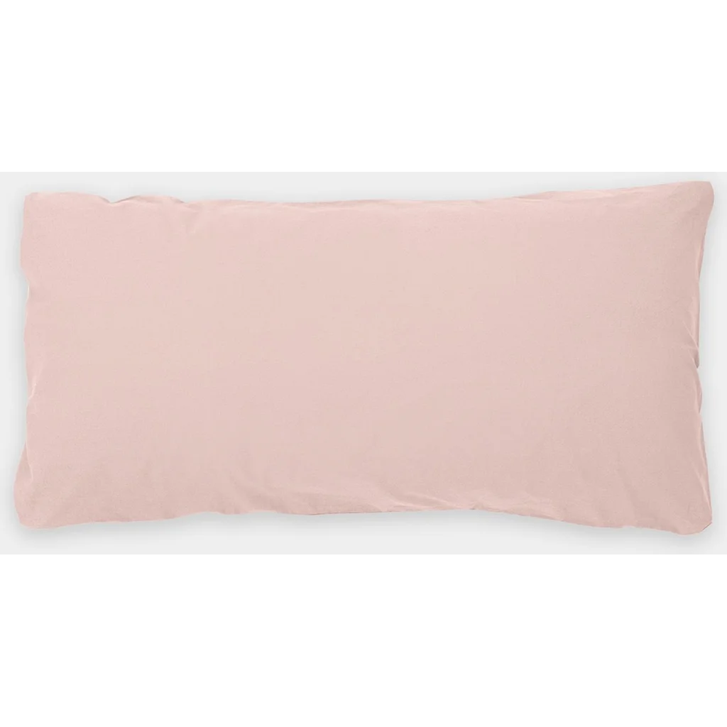 Perkal Bettwäsche Kissenbezug in Altrosa Rosa von erlich textil Größe 40x80 cm