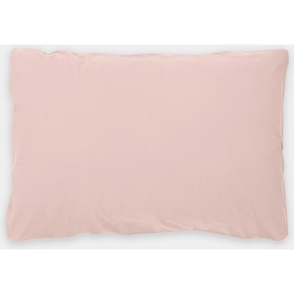 Perkal Bettwäsche Kissenbezug in Altrosa Rosa von erlich textil Größe 40x80 cm