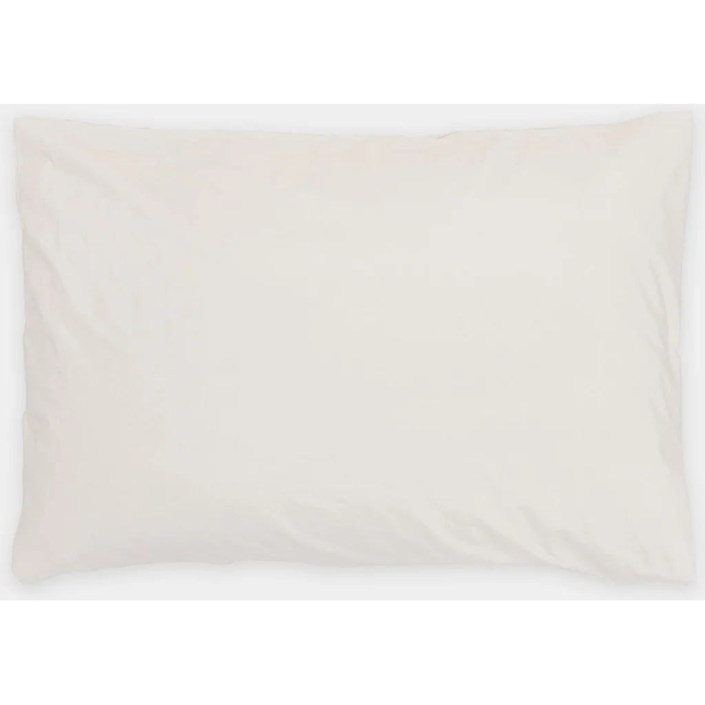 Perkal Bettwäsche Kissenbezug in Creme von erlich textil Größe 40x80 cm