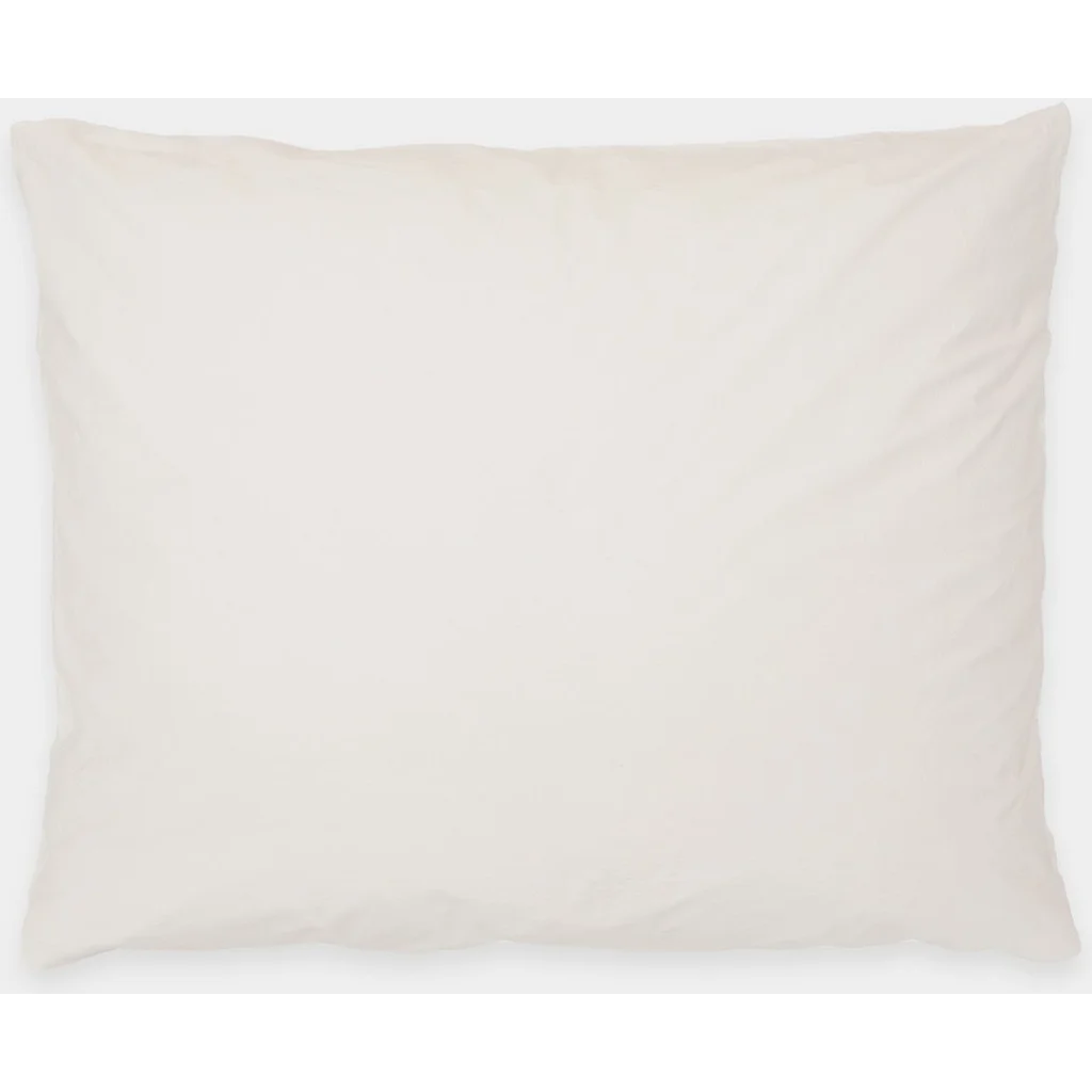 Perkal Bettwäsche Kissenbezug in Creme von erlich textil Größe 40x80 cm